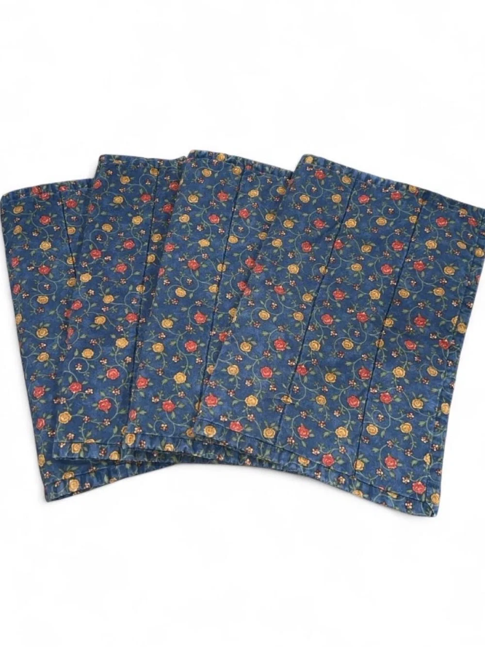 Quilted Handmade Vintage Placemats - Set of 4